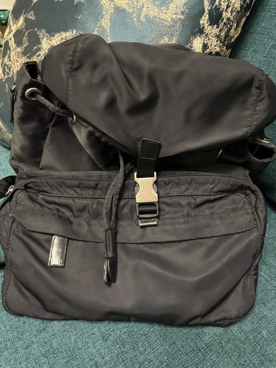 PRADA Black Small Nylon Backpack main image 6